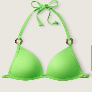 Victoria’s Secret PINK lime green bikini top